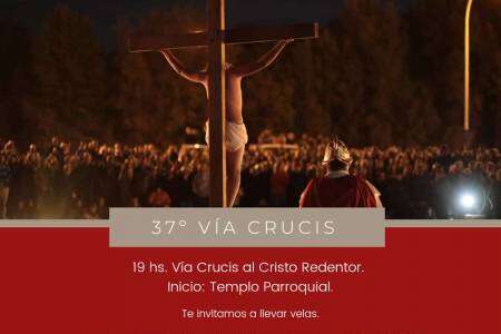 37º Vía Crucis al Cristo  Redentor