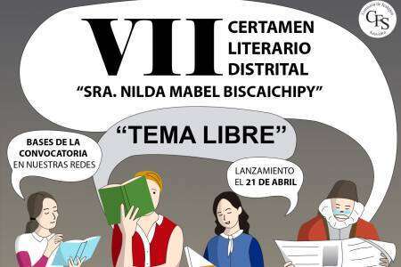 VII CERTAMEN LITERARIO DISTRITAL SRA. NILDA MABEL BISCAICHIPY  “TEMA LIBRE”