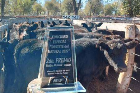 Segundo premio en "el destete del caldenal" en General Acha