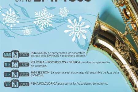 La EMMCoS vuelve a sorprender a la comunidad con sus propuestas para esta última semana de vacaciones de invierno