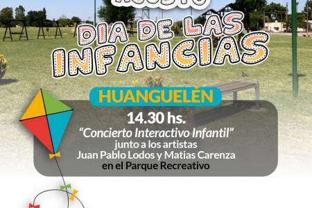 Huanguelén: la fiesta por el día de las Infancias será el domingo 28