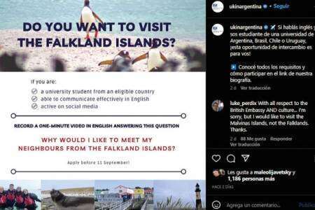 Rectores y rectoras repudiaron el concurso “para conocer las Falklands” de la Embajada Británica