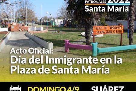 Acto Oficial: Día del Inmigrante en la Plaza de Santa María