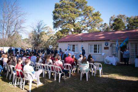 La banda municipal “Bartolomé Meier” presente en el 25° aniversario del jardín del paraje Lolén