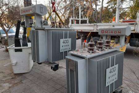 EDES realizó importantes obras en la red eléctrica del centro de Coronel Suárez