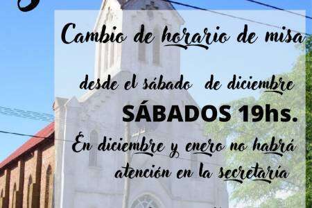 Capilla Santísima Trinidad informa