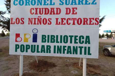Agradecimiento de la Biblioteca Popular Infantil