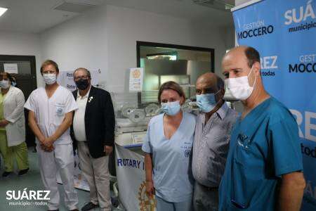 El Municipio, la Cooperadora del Hospital y el Rotary Club invirtieron más de $ 6 millones de pesos en la compra de 3 incubadoras para la Neonatología local