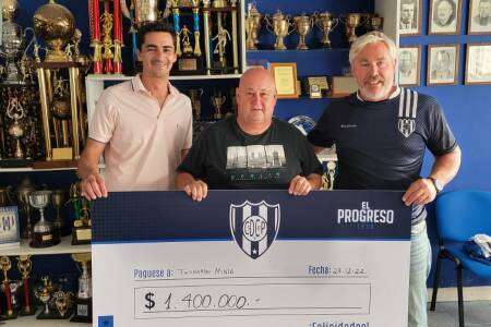 Se entregó el premio mayor del bono 49º de Club El Progreso