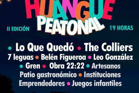 Se viene la 2° edición de #HuanguePeatonal