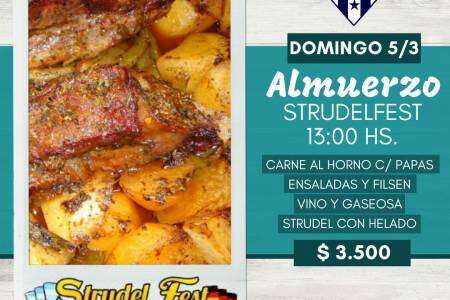 Ya están a la venta las tarjetas para el tradicional almuerzo de Strudelfest