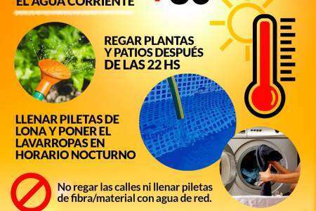 Ante las altas temperaturas: Cuidemos de manera “responsable” el agua corriente