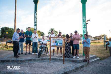 Se inauguró el Paseo del Deportista; un homenaje permanente a reconocidos deportistas suarenses