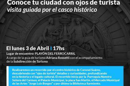 Conoce tu ciudad con ojos de turista, visita guiada por el casco histórico