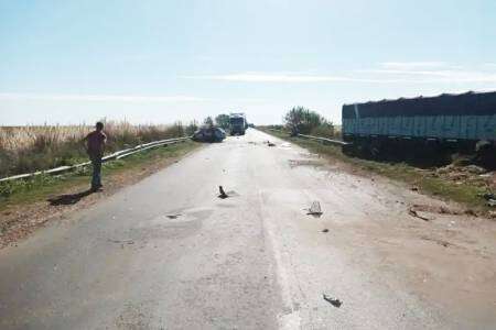 Un trágico choque en ruta 33 le costó la vida a una mujer