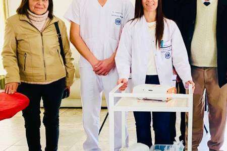 “La Iglesia de Jesucristo de los Santos de los últimos Días” donó un desfibrilador al Hogar de Ancianos “Domingo Goñi”