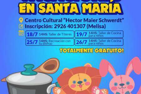 Viví las vacaciones de invierno en el Centro Cultural “Héctor Maier Schwerdt” de Pueblo Santa María