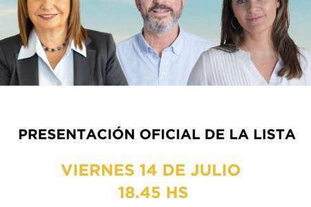 Presentación de lista de Ricardo Salvi