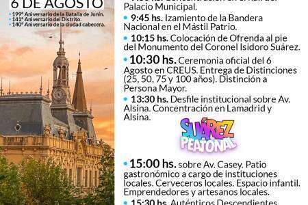 Coronel Suárez palpita la gran fiesta aniversario 
