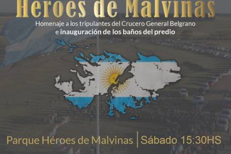 Honor y Gloria a los héroes de Malvinas: se descubrirá un espacio que rinde homenaje a los tripulantes del Crucero General Belgrano