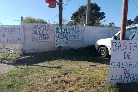 El STM bloqueó el corralón y no permite la salida de camiones recolectores