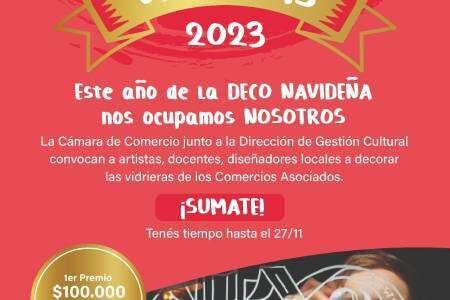 Concurso de vidrieras 2023: Este año de la DECO NAVIDEÑA nos ocupamos NOSOTROS