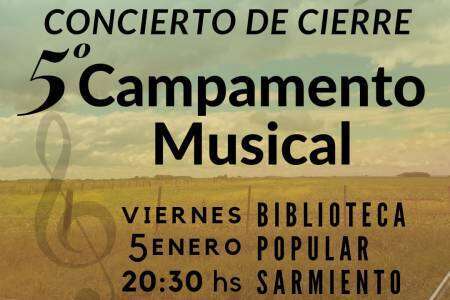 Campamento y Concierto anual de la Orquesta Escuela de Coronel Suárez