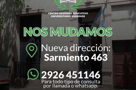 CREUS se trasladó a sede de calle Sarmiento 