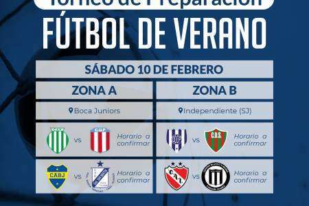 Los equipos de Primera se preparan para el torneo preparación Fútbol de Verano: Copa “Automotores del Volga”