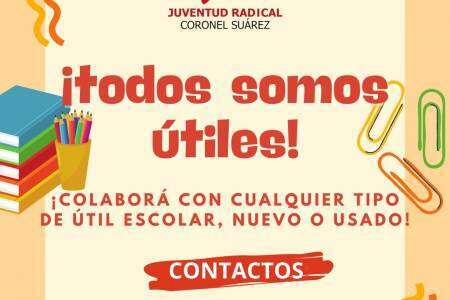 Campaña "Todos Somos Útiles" de la Juventud Radical
