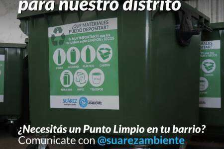 Colocación de nuevos Puntos Limpios para residuos reciclables