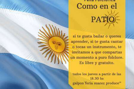La Peña Folclórica "Como en el Patio" se reunirá todos los jueves en el galpón de la Feria Suárez Produce