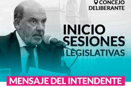 El Intendente Ricardo Moccero inaugurará el período de sesiones ordinarias del Concejo Deliberante