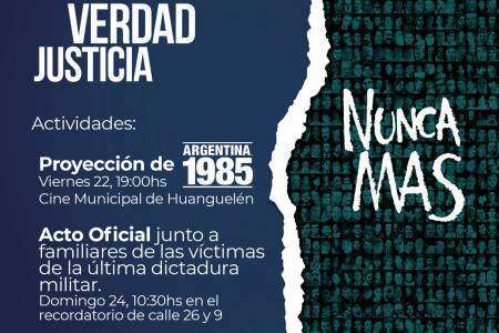Homenaje por el Día Nacional de la Memoria, por la Verdad y la Justicia