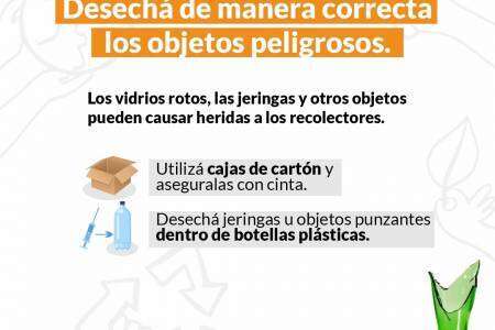 Cuidemos a “nuestros recolectores”: Evitá tirar estos residuos peligrosos a la basura