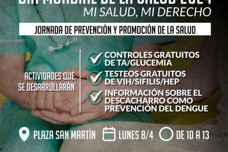 Día Mundial de la Salud 2024: Mi salud, mi derecho