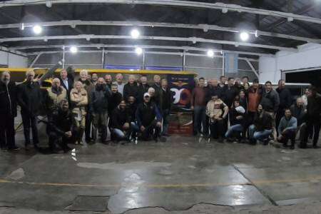 El Aeroclub Coronel Suárez distinguió a sus ex presidentes en la cena de su 90 aniversario 