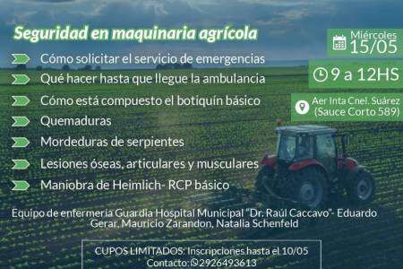 Jornada de accidentología rural con la participación de profesionales de la salud