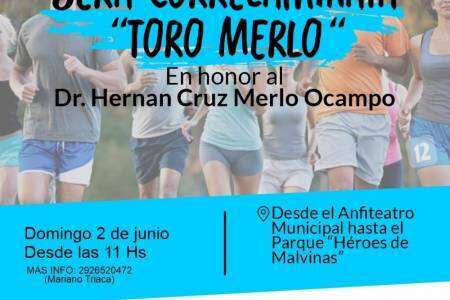 Se acerca la 3ra. Correcaminata “Toro Merlo” para continuar concientizando sobre las enfermedades neurodegenerativas