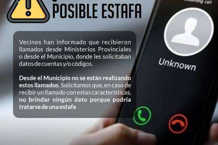 ATENCIÓN POSIBLE ESTAFA