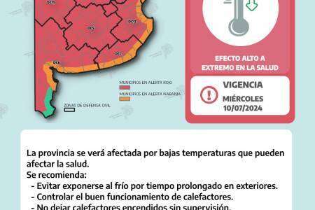 Se extiende el alerta meteorológica por bajas temperaturas