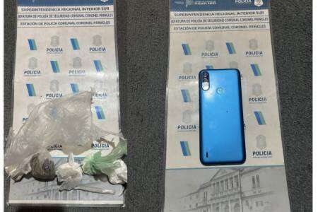 No declaró el hombre que fue aprehendido en Coronel Pringles con cocaína y marihuana