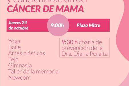 Personas Mayores: Jornada de prevención y concientización del cáncer de mama