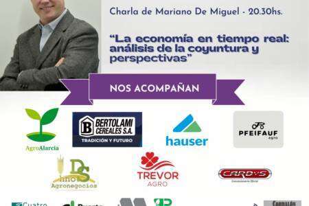 Mariano de Miguel dará una charla éste miércoles en la Cámara de Comercio
