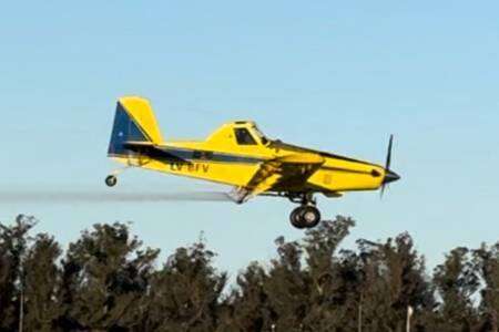 El INTA y FeArCa juntos en una jornada de pulverización con drones, aviones y terrestres