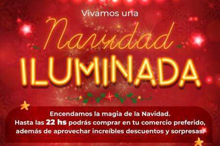 Lunes 23. Comercios céntricos atienden hasta las 22 horas