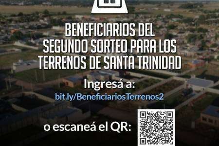 Sorteo de terrenos en Santa Trinidad: listado de beneficiarios
