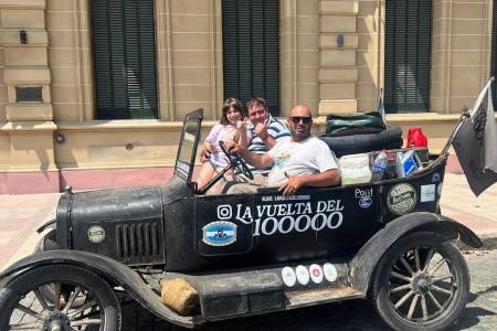 UN SIGLO DESPUÉS: EL FORD T 100.000 REVIVE SU TRAVESÍA EN CORONEL SUÁREZ