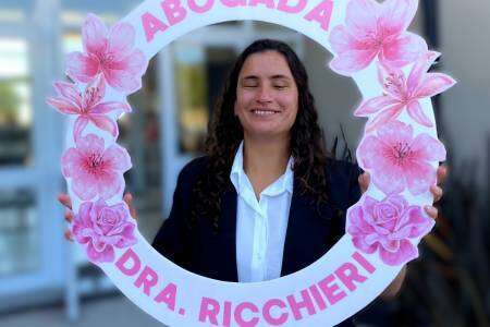 Rindió la última materia la primera abogada ciega de la UNS