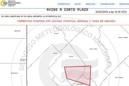 TORMENTAS FUERTES CON LLUVIAS INTENSAS, RAFAGAS Y CAIDA DE GRANIZO.
